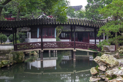 庭院小桥